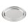 Olympia ovales Serviertablett - 25(B)cm x 15(T)cm - Edelstahl - 10 Tabletts
