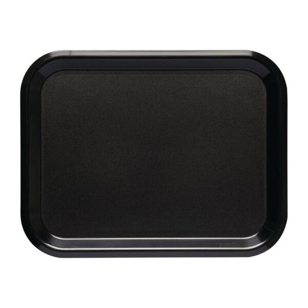 Roltex Nordic Serviertablett - schwarz - 36 x 28cm - Kunststoff - 10 Tabletts