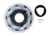 Schrubbbürste - mittel - passend f. Kärcher - 355 / 380 mm - weiß - Tellerbürste