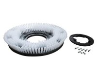 Schrubbbürste - mittel - passend f. Kärcher - 355 / 380 mm - weiß - Tellerbürste
