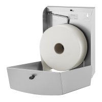 Wings Großrollenspender - Edelstahl - abschließbar - Toilettenpapierspender