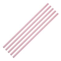 Fiesta Compostable kompostierbare Papierstrohhalme - rosa - 1000 Trinkhalme