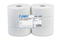 Jumbo Toilettenpapier FUNNY - 3 - lagig - Ø 24 cm...