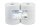Jumbo Toilettenpapier FUNNY - 3 - lagig - Ø 24 cm - weiß - 6 Rollen