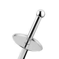 Jantex Toilettenbürste mit Edelstahlhalter - WC-Bürste incl. Halter