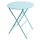 Bolero klappbare Terrassenstühle + Tisch - Stahl - blau - 2 Stühle + 1 Tisch