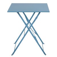 Bolero quadratischer Tisch + 2 Klappstühle - Stahl -...