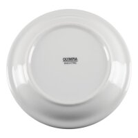 Olympia Whiteware rechteckige Servierteller - 20 x 13cm - 12 Teller - Porzellan