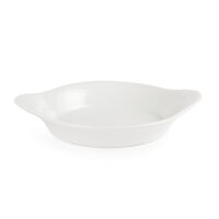 Olympia Whiteware Gratinschalen - weiß - 15,6 x 12,6cm - 12 Stück - Porzellan