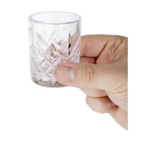 Utopia Zeitlose Vintage Schnapsgläser - 6cl - 24 Gläser - Kristallglas
