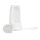 Jantex Runde Toilettenbürste & Halter - Weiß - Kunststoff - 5 Bürsten