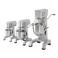 Buffalo Digitaler Planetenmischer - 1,1 KW - 20L - Planetenmixer