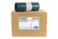 Müllbeutel LDPE-Regenerat Funny - 200 Abfallbeutel...