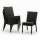 Bolero Rattanstühle - anthrazit - stapelbar - 8 Gartenstühle