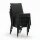 Bolero Rattanstühle - anthrazit - stapelbar - 8 Gartenstühle