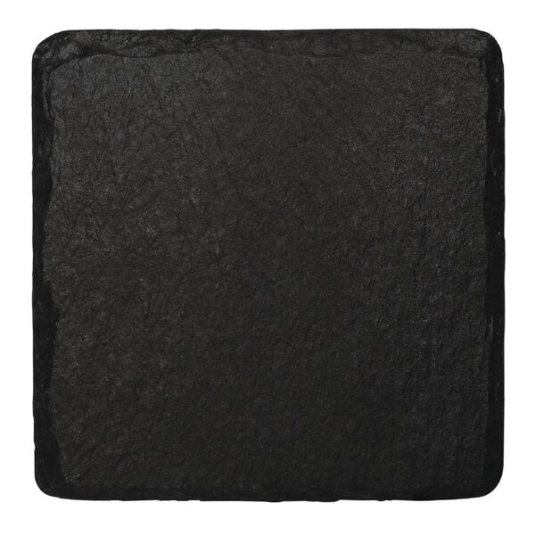 Olympia quadratische Schieferplatten - 13 x 13cm - 12 Platten - Untersetzer