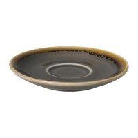 Olympia Kiln Cappuccinotassen + Untertassen Rauch - 34cl - Porzellan - 6 Sets