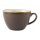 Olympia Kiln Cappuccinotassen + Untertassen Rauch - 34cl - Porzellan - 6 Sets