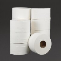 Toilettenpapier Mini Jumbo von Jantex - 2 lagig - 24 Rollen - Jumborollen
