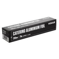 Vogue Aluminiumfolie - 23cm - Länge 75m - Inklusive Kartonspender - 5 Rollen