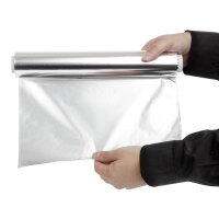 Vogue Aluminiumfolie - 23cm - Länge 75m - Inklusive Kartonspender - 5 Rollen