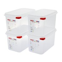 Araven GN1/4 Lebensmittelbehälter - 4,3L - 8...