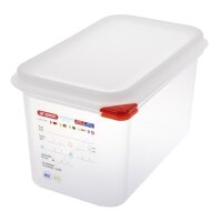 Araven GN1/4 Lebensmittelbehälter - 4,3L - 8 Behälter - Kunststoff
