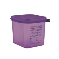Araven GN1/6 Lebensmittelbehälter aus Silikon - 2,6L...