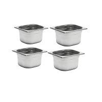 Gastro M Edelstahl GN-Behälter GN1/6 - 10cm - 2,1 L...