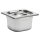 Gastro M Edelstahl GN-Behälter GN1/6 incl. Deckel - 10cm - 2,1 L - 4 Behälter