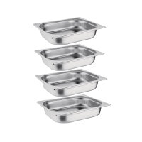 Vogue GN-Behälter GN1/4 - 6,5cm - 1,7 L - 4...