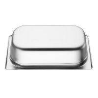 Vogue GN-Behälter GN1/4 - 6,5cm - 1,7 L - 4 Behälter - Edelstahl