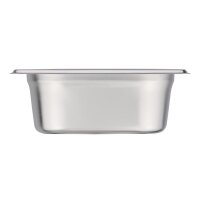 Vogue GN-Behälter GN1/9 - 6,5cm - 0,6 L - 4 Behälter - Edelstahl