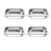 Vogue GN-Behälter GN2/3 - 6,5cm - 5,5 L - 4...