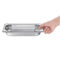 Vogue GN-Behälter GN1/4 - 40mm -1,13 L - 4 Behälter - Edelstahl