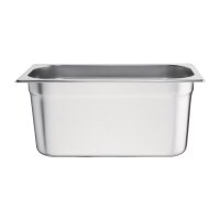 Vogue GN-Behälter GN1/3 - 15cm - 5,7L - 4 Behälter - Edelstahl