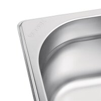 Vogue GN-Behälter GN1/3 - 15cm - 5,7L - 4 Behälter - Edelstahl