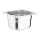 Vogue GN-Behälter GN1/6 - 10cm - 1,7L - 4 Behälter - Edelstahl