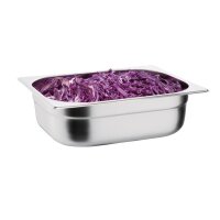 Vogue GN-Behälter GN1/2 - 10cm - 6,2L - 4 Behälter - Edelstahl