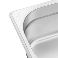 Vogue GN-Behälter GN1/4 - 10cm - 2,5L - 4 Behälter - Edelstahl