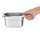 Vogue GN-Behälter GN1/9 - 10cm - 0,8L - 4 Behälter incl. Deckel - Edelstahl