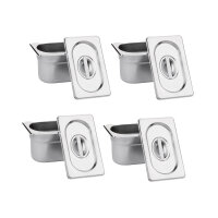 Vogue GN-Behälter GN1/4 - 6,5cm - 1,7 L - 4...