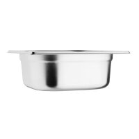 Vogue GN-Behälter GN1/6 - 6,5cm - 1 L - 4 Behälter + Deckel - Edelstahl
