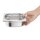 Vogue GN-Behälter GN1/6 - 6,5cm - 1 L - 4 Behälter + Deckel - Edelstahl