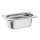 Vogue GN-Behälter GN1/9 - 6,5cm - 0,6 L - 4 Behälter + Deckel - Edelstahl