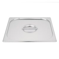 Vogue GN-Behälter GN2/3 - 6,5cm - 5,5 L - 4 Behälter + Deckel - Edelstahl