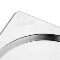 Vogue GN-Behälter GN1/2 - 6,5cm - 4 L - 4 Behälter + Deckel - Edelstahl