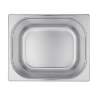 Vogue GN-Behälter GN1/2 - 20cm - 12L - 4 Behälter + Deckel - Edelstahl