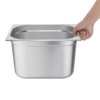 Vogue GN-Behälter GN1/2 - 20cm - 12L - 4 Behälter + Deckel - Edelstahl