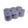 Putzrolle - midi - blau - recycelt 2-lagig - 20 cm - 6 x 135 Meter - 12 Rollen
